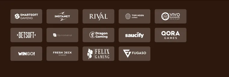 Provider di gioco presenti su Cocoa